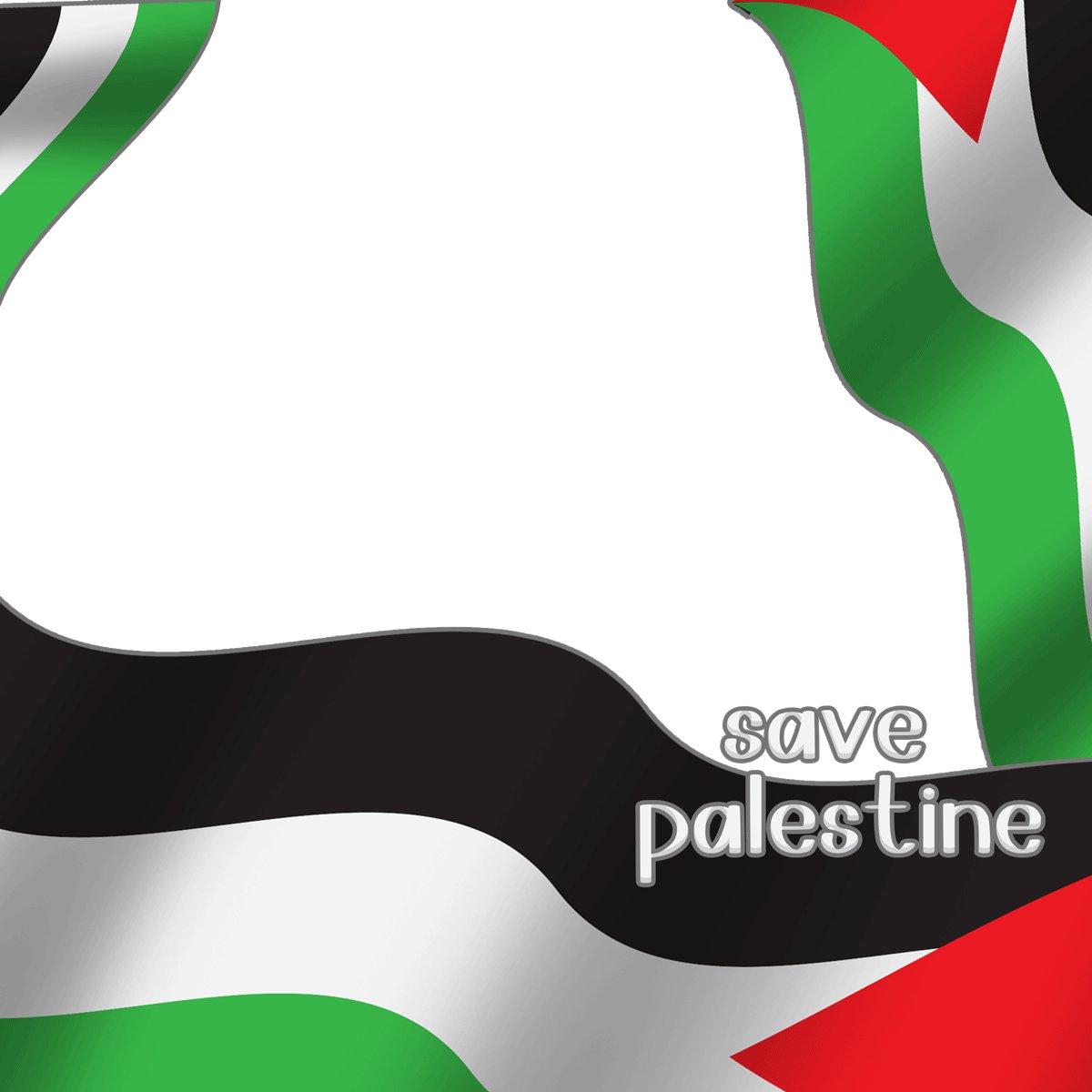 Salve Palestina Con La Bandera Del Marco Crea Twibbon Gratis