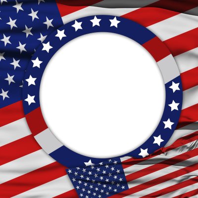 Twibbon Estados Unidos da América Dia da Independência 4ª Bandeira dos EUA