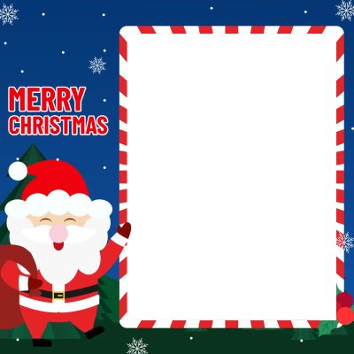 与圣诞老人一起圣诞快乐